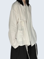 Summer linen kimono shirt