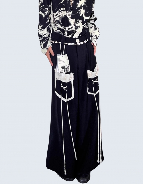 Quilot Ethnic String Drape Pants