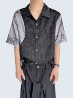 Patchwork Two-Tone Shirt