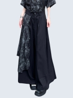 water color painting wide pants