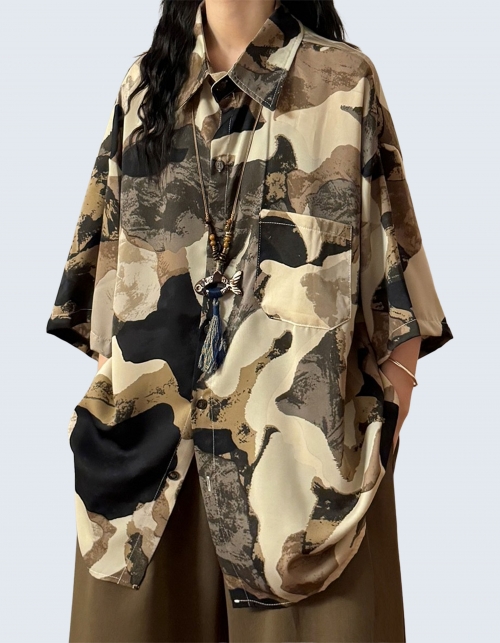 personalized printed short-sleeved shirt