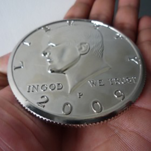 3inch Jumbo half Dollar - Chrome (3인치 점보 하프달러 - 크롬)