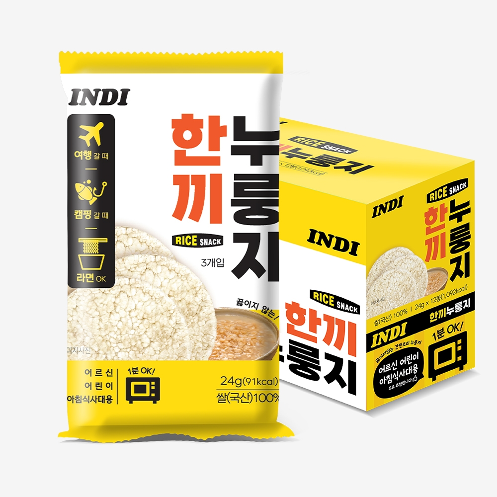 푸드텍 한끼 누룽지 288g