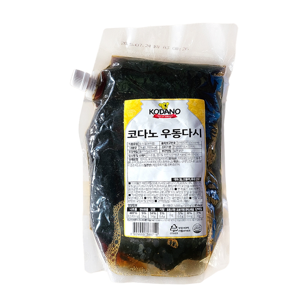 조흥 코다노 우동 다시 2kg 상온