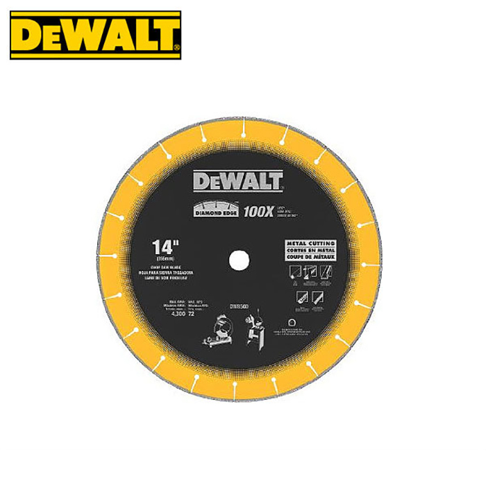 디월트 14인치 절단석 DW8500 다이아몬드날