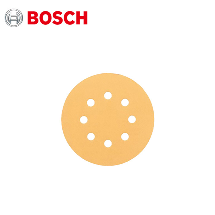보쉬 원형페이퍼 5인치 8홀 100방 5개입 샌딩페이퍼
