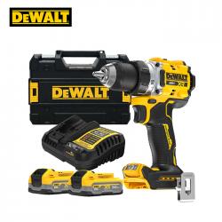 디월트 20V DCD801S2T 충전 무선 브러쉬리스 콤팩트 전동 드릴 드라이버 3.5A 파워스택 2개입 배터리 세트
