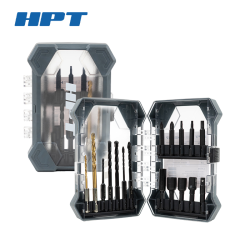 HPT 드릴 비트 기리 세트 HBS117 17PCS 십자 콘크리트 별