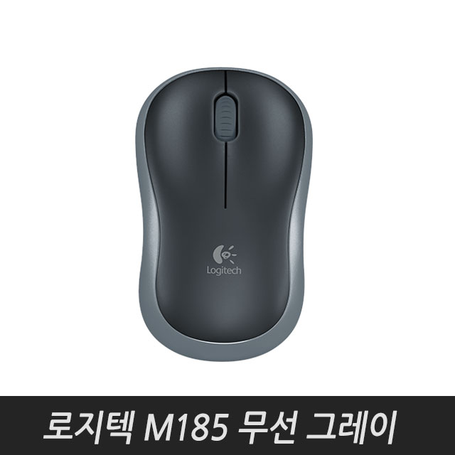 로지텍 M185 무선 마우스 (그레이)