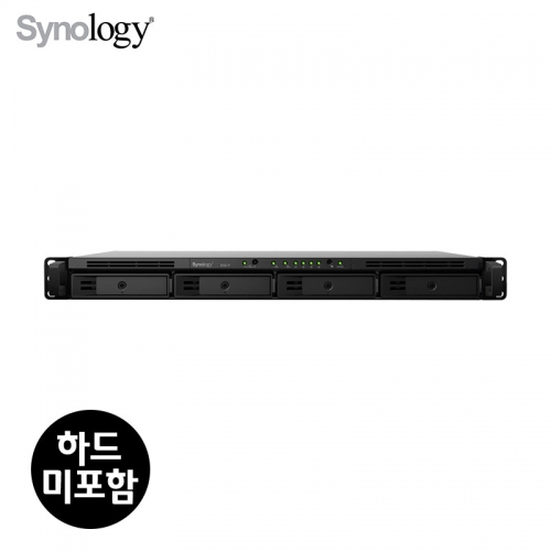 Synology RS819 /4베이/랙타입 NAS/하드미포함