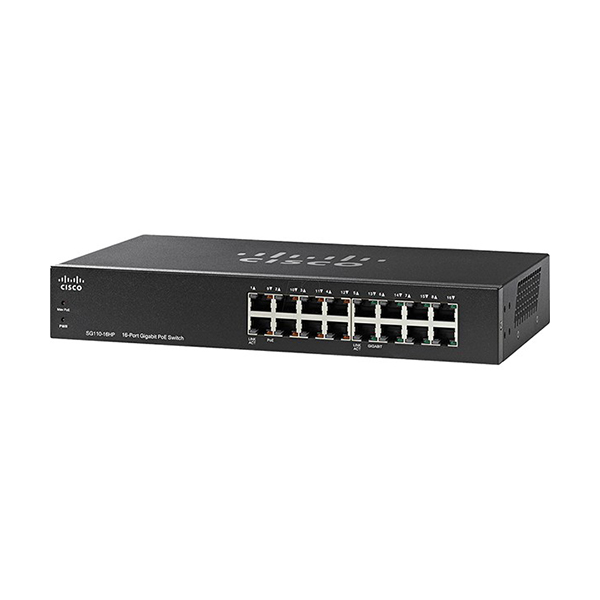 CISCO SG110-16HP-EU 스위칭허브 / 16포트 / 1000Mbps