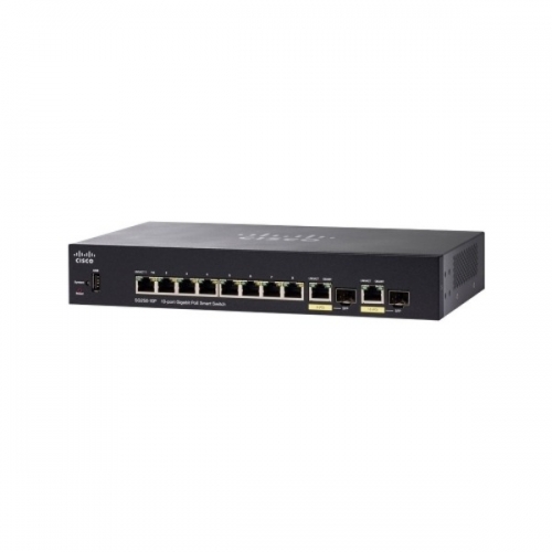 CISCO SG350-10MP-K9-KR 10포트 PoE 스위칭허브