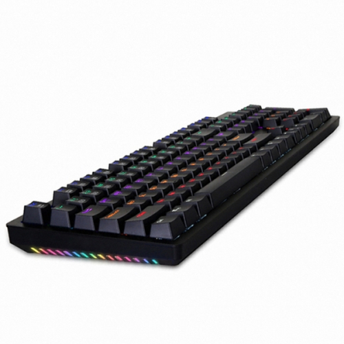 ABKO HACKER K550 측면 RGB 라이팅 키보드(블랙/클릭)