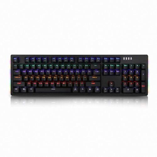 ABKO HACKER K550 측면 RGB 라이팅 키보드(블랙/클릭)