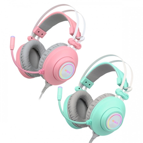 ABKO HACKER N550 ENC 가상 7.1 RGB 초경량 Headset