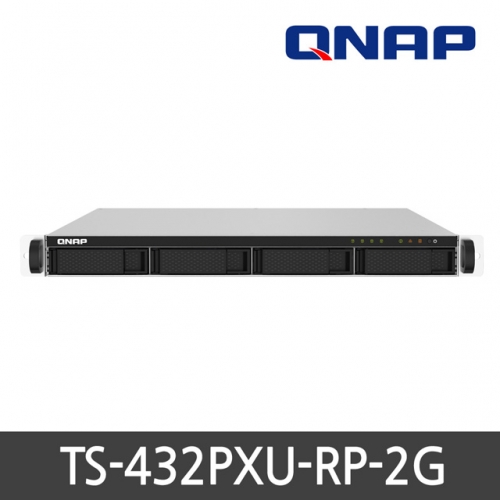 QNAP TS-432PXU-RP-2G /4베이/랙형/WD PURPLE HDD SET (24TB~32TB)