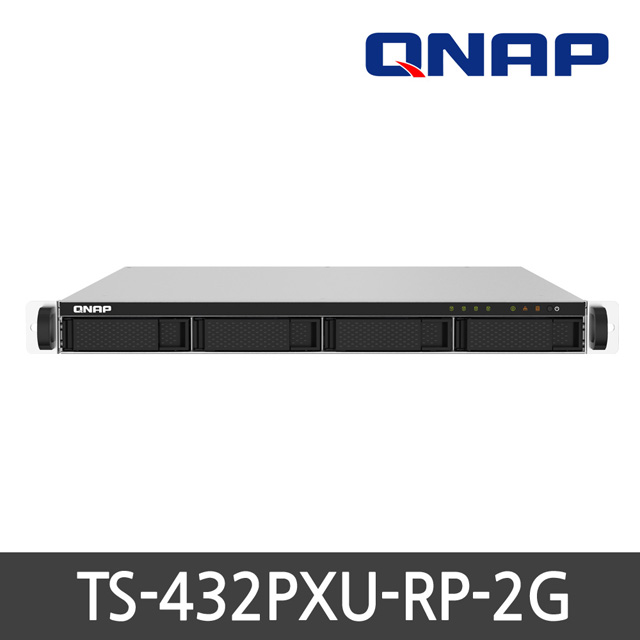 QNAP TS-432PXU-RP-2G /4베이/랙형/IronWolf HDD SET (4TB~16TB)