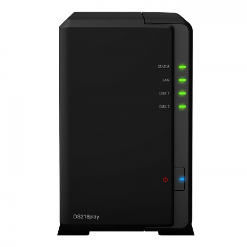 Synology DS218play/2베이/NAS/WD Purple SET(12TB~16TB)