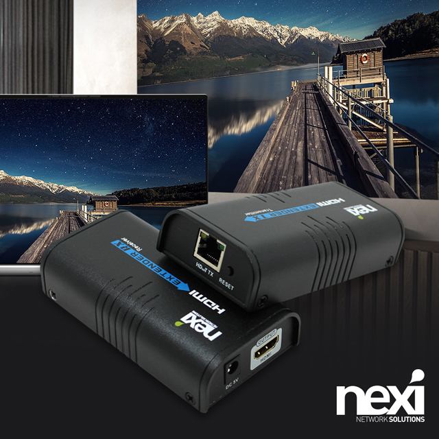 NX317 HDMI 익스텐더 리피터 연장 송수신기 120M 가능 (NX-HR317)