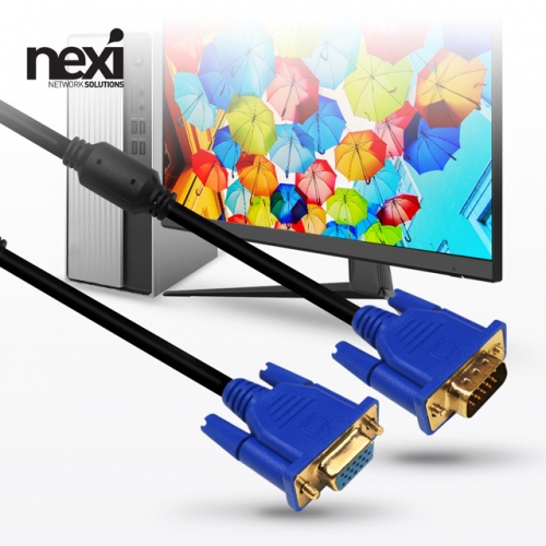 NX87 D-SUB(RGB) Cool 연장 케이블 1.8M