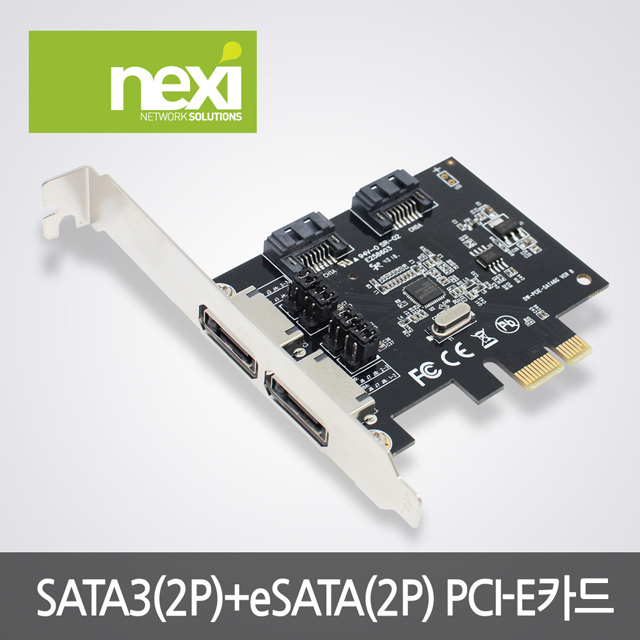 NX316  SATA3 PCI-e 카드 2+2포트 NX-SATA3EX