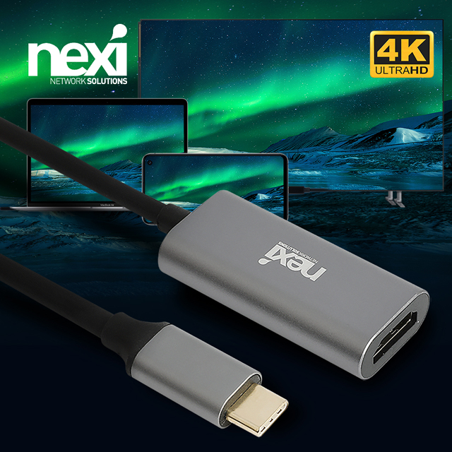 NX1101 USB3.1 Type-C to HDMI 컨버터 NX-U31HD4KS