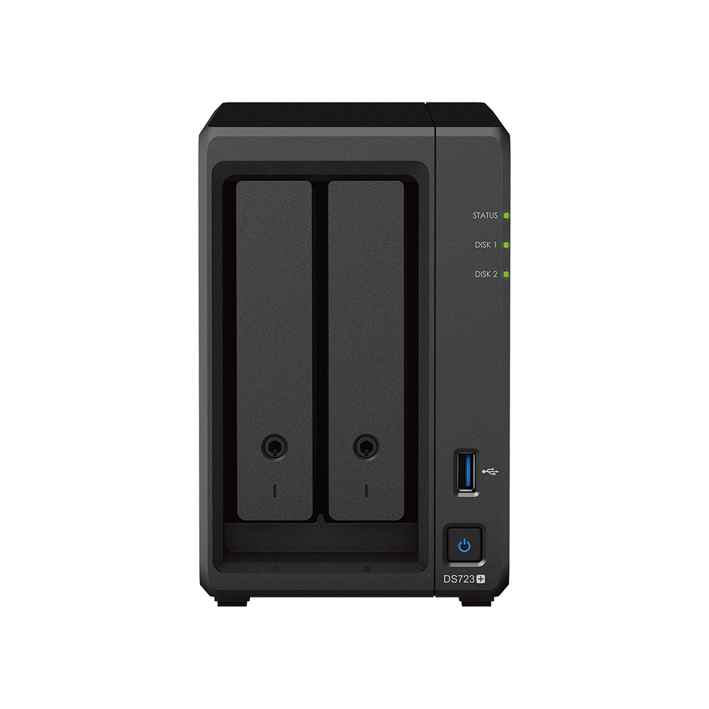 Synology DS723+/2베이/NAS/WD Purple SET(4TBx2)