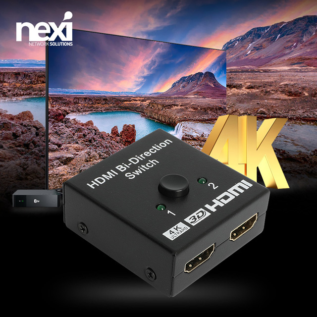 NX1064 HDMI 2:1 양방향 선택기 스위치 NX-HD1221