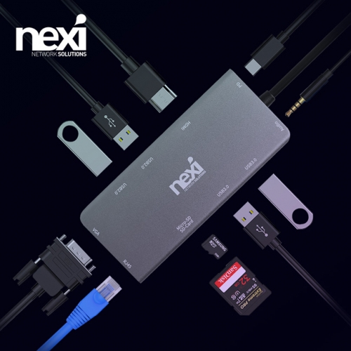 NX1121 11 in 1 USB Type-C 멀티스테이션 NX-U31M11