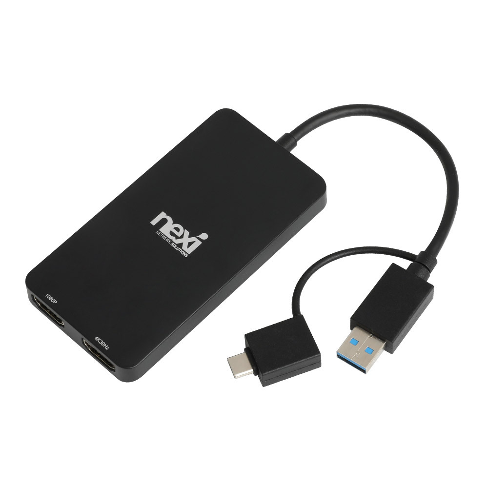 NX1316 USB3.1 Type C to Dual HDMI 컨버터 NX-U3130-2HD