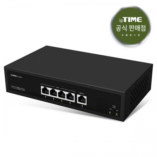 EFM ipTIME PoE401 4포트 PoE 1 FE 업링크 스위치허브