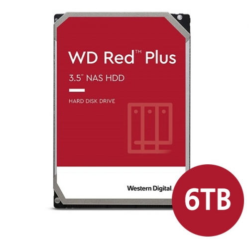 [Western Digital]WD RED Plus 5400/256M NAS HDD 6TB