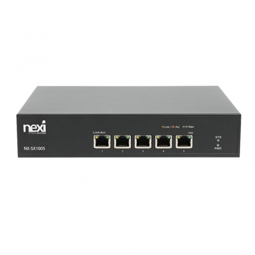 NX1409 5포트 10G 스위칭 허브 (NX-SX1005)