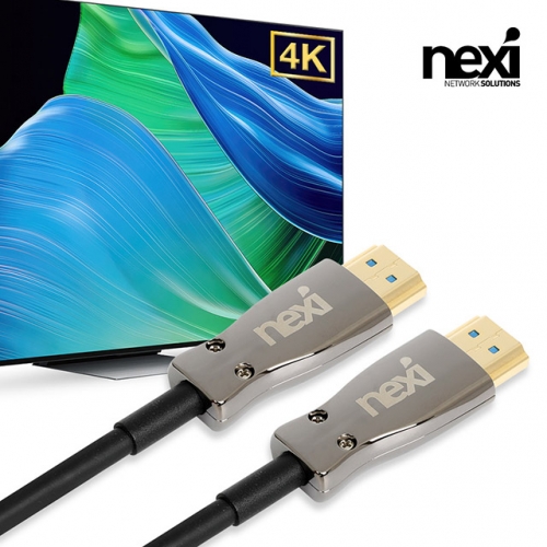 NX1383 하이브리드 광 HDMI v2.0 케이블 20M