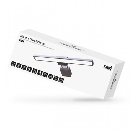 NX1156 모니터 클립 LED 램프 스마트 터치 시력보호 타이머 기능 (NX-HSD9066B)