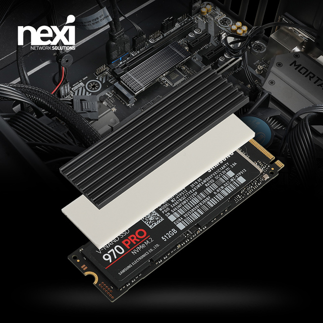 NX1057 NVMe M.2 SSD 방열판 쿨러 쿨링 효과 3mm (NX-HS03)