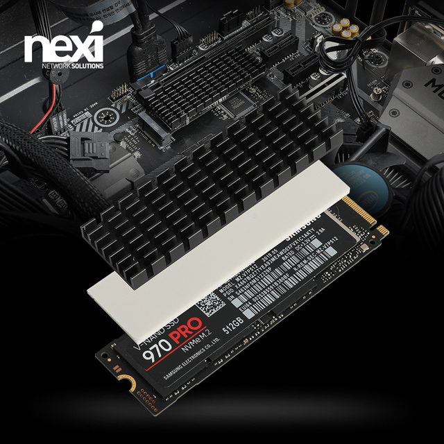 NX1058 NVMe M.2 SSD 방열판 쿨러 쿨링 효과 6mm (NX-HS06)