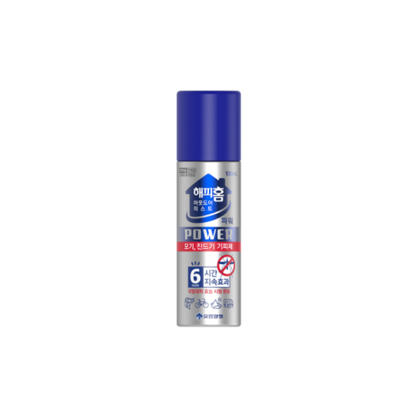 뿌리는 기피제 해피홈 아웃도어 미스트 파워 65ml (모기, 살인진드기 예방)