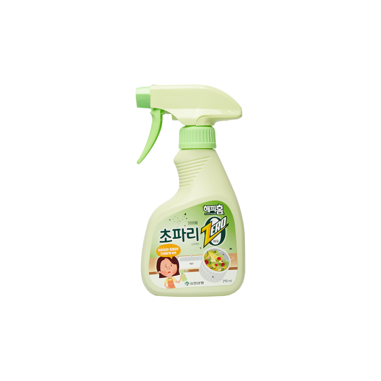 초파리제로 날파리 퇴치 해피홈 스프레이 290ml(알로에향)