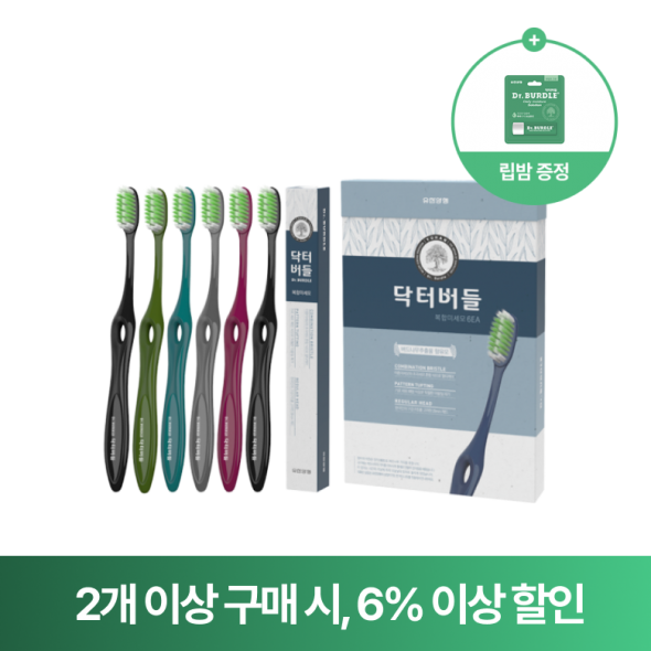 닥터버들 복합미세모 칫솔 6개입