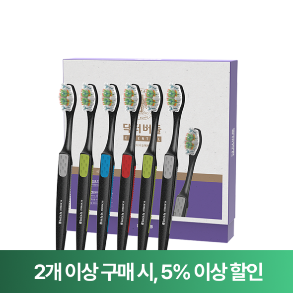 닥터버들 입체미세모 칫솔 6입