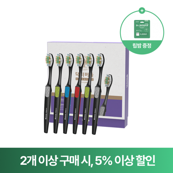 닥터버들 입체미세모 칫솔 6개입