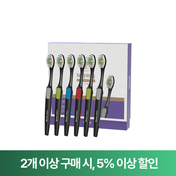 닥터버들 입체미세모 칫솔 6개입