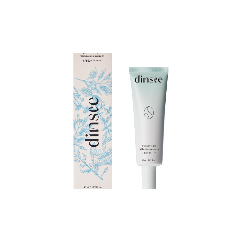 프리미엄 비건 마일드 모이스트 무기자차 선크림 50ml<사용기한 : 26년 1월> 딘시