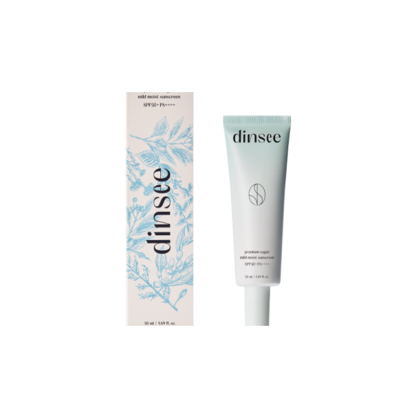 프리미엄 비건 마일드 모이스트 무기자차 선크림 50ml<사용기한 : 26년 1월> 딘시