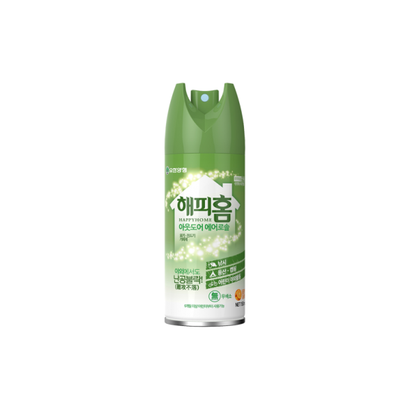 모기 진드기 뿌리는 기피제 아웃도어 에어로솔 150ml 해피홈