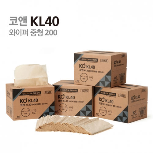 KL40 와이퍼 중형 1박스 200매