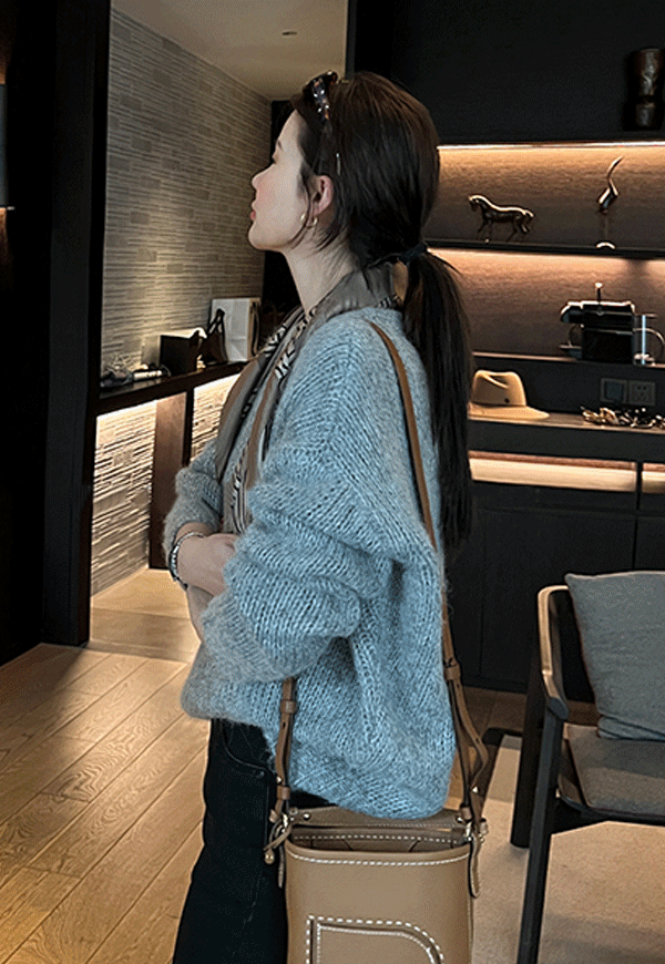 [해외배송] 시그너 알파카 울 스웨터 (T-1383)