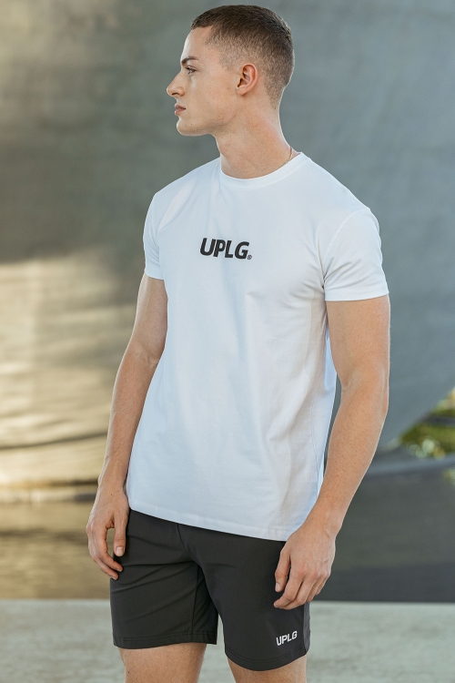 UPLG Soft 로고 머슬핏 반팔 티셔츠