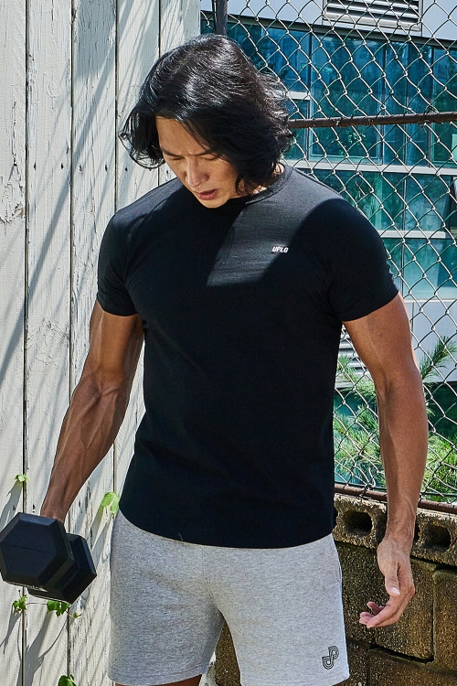 Embroidery Logo Muscle Fit T-Shirts
